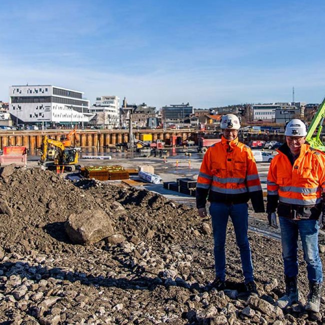 Grunnarbeid på Byhaven, Værste